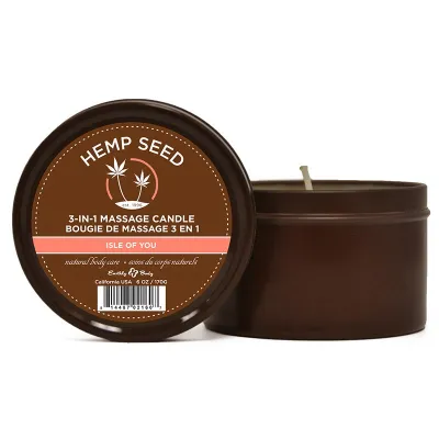 Earthly Body 3 in 1 Round Tin Massage Candle