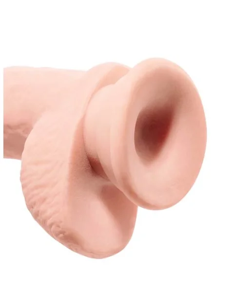 King Cock Plus 10 Inch Triple Density Cock With Balls - Flesh - 10 Inch