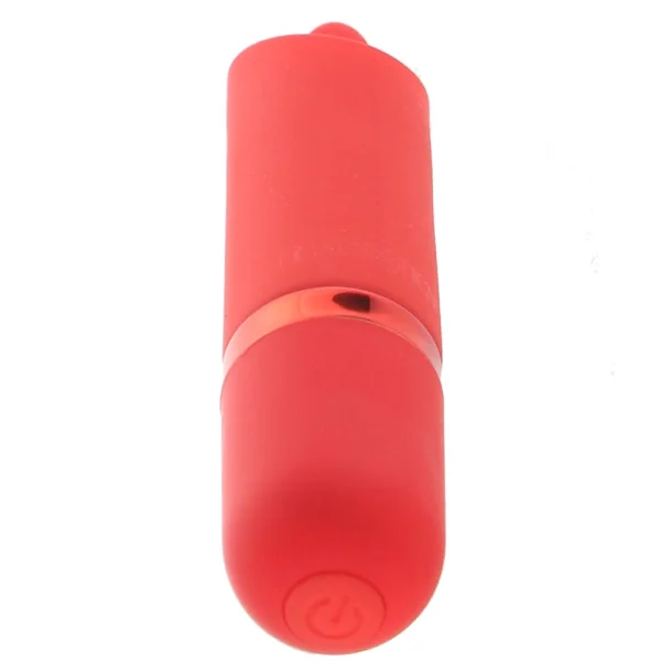 Kyst Flicker Tongue Powerful Waterproof Rechargeable Bullet Vibrator By CalExotics - Red