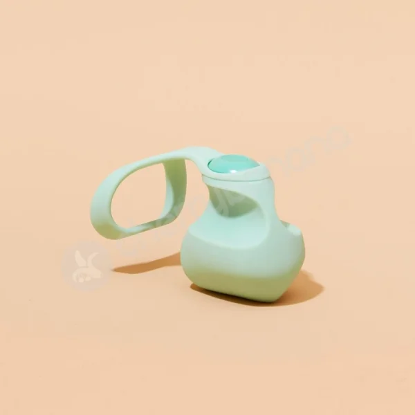 Dame Fin Teal Finger Vibrator