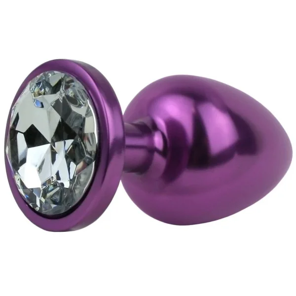 Jeweled Aluminum Anal Plug - Great for Temperature Play!
