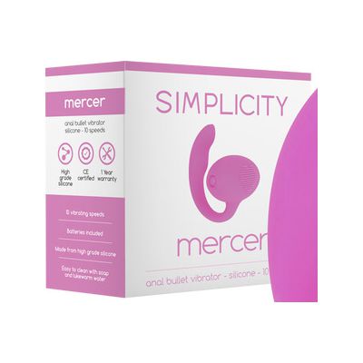 MERCER Anal Bullet Vibrator Pink