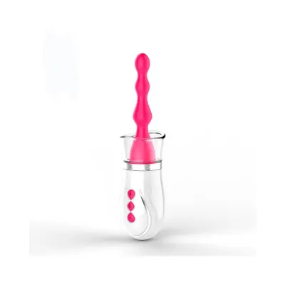 Jacqui Suction Vibrator White 8 3 Inch