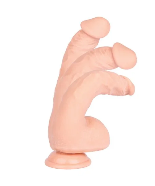 Bondara Wonky Bonks Light Tone Realistic Suction Dildo - 9 Inch — image 9 of 11