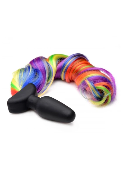Tailz Rainbow Pony Vibrating Anal Plug