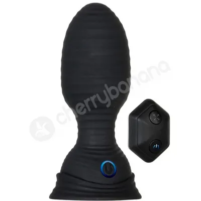 Zero Tolerance Shape Shifter Black Inflatable Butt Plug With Remote Control