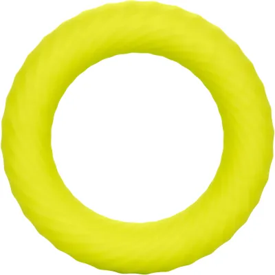 Link Up Ultra Soft Edge Silicone Cock Ring By CalExotics Yellow