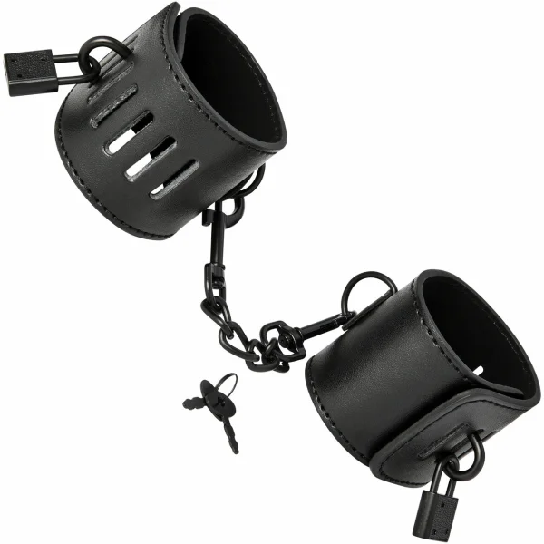 Sex And Mischief Shadow Locking Cuffs Set By Sportsheets