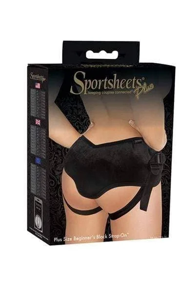 Beginners Strap on - Plus Size - Black