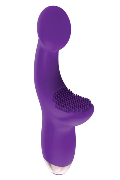 Adam and Eve 7.5" Rechargeable G-Spot Pleaser with Clitoral Nubs