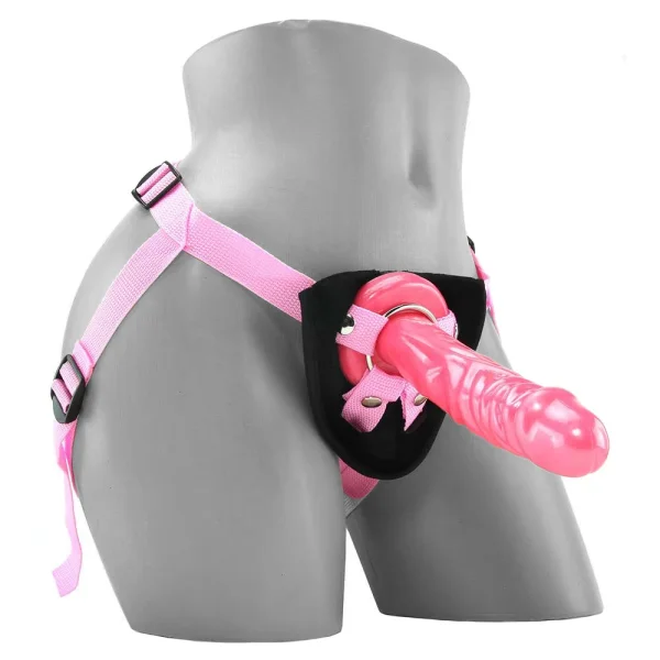 Shanes World  Harness With Stud - Pink