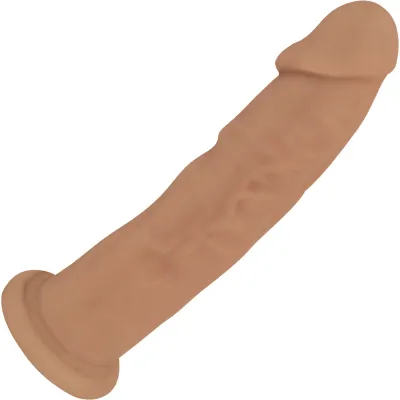 FleshStixxx 6 Inch Silicone Bendable Dildo Caramel