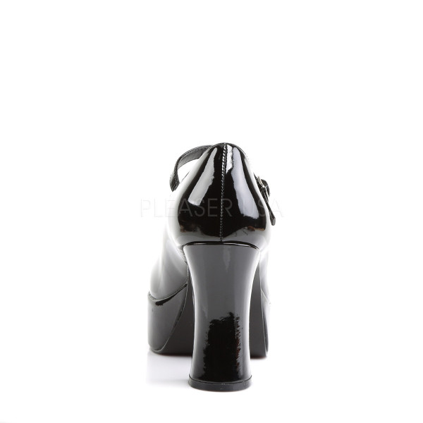 MARYJANE-50X - 4" Heel, Blk Pat Wide Width Mary Jane Platform Shoe, — image 4 of 4