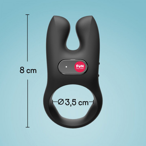 Fun Factory NOS 5 Function Rechargeable Rabbit Cock Ring — image 4 of 8