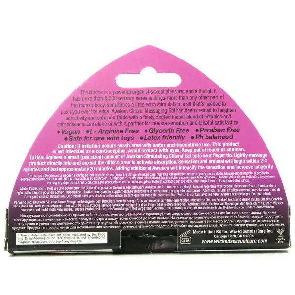 Wicked Awaken Gel .3oz