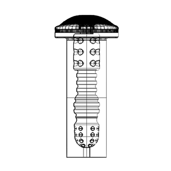 Deluxe Mouth Can Oral Masturbator with Self Lubrication - Flesh Color