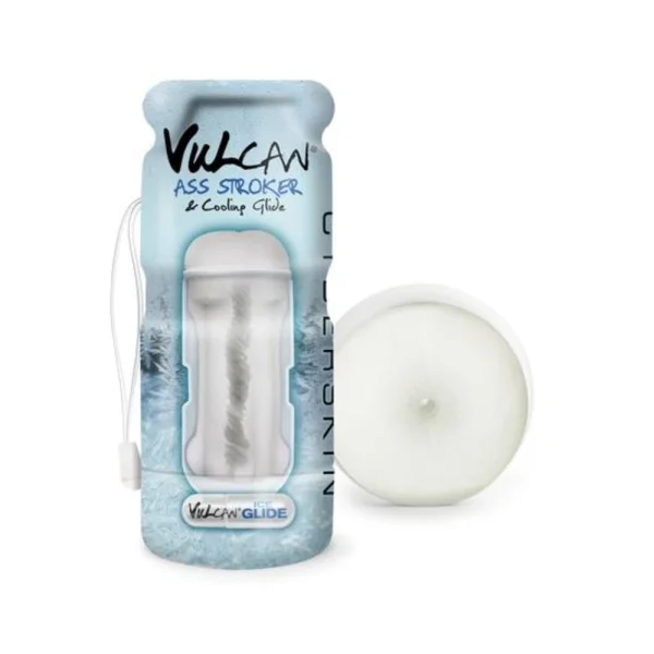 CyberSkin Vulcan Ass Stroker w/Cooling Glide Frost