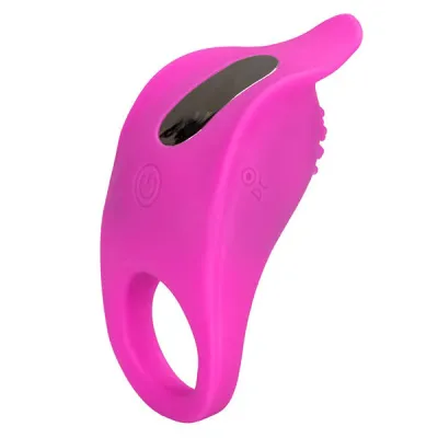 CalExotics Silicone Teasing Enhancer Vibrating Cock Ring