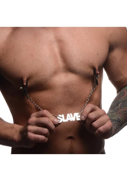 Master Series Enslaved Slave Chain Nipple Clamps