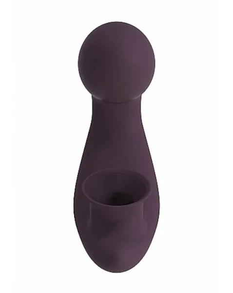 Irresistable Deisrable Suction Vibrator - Purple -  5 Inch