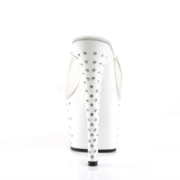STARDUST-701 - 7" Rhinestone Studded Platform Slide — image 4 of 12