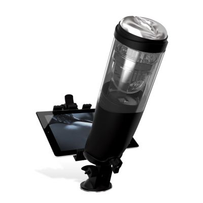 Pipedream Rotating Thrusting Masturbator With Smartphone Holder