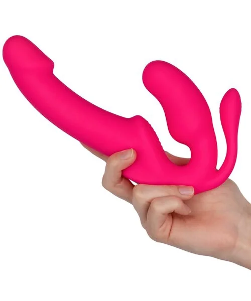 Bondara Tri-OH! Pink 10 Function Strapless Strap-On - 9 Inch — image 5 of 5