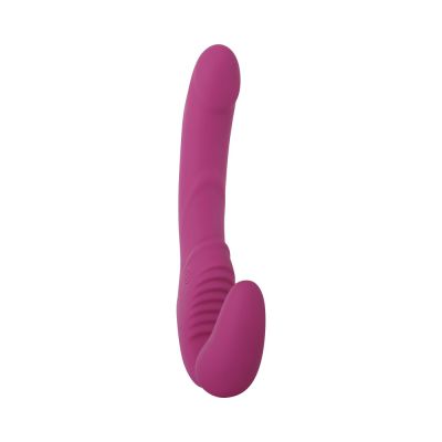 A e Eve s Vibrating Strapless Strap On Dual Motors 9 Function Usb Rechargeable Cord Included Silicon
