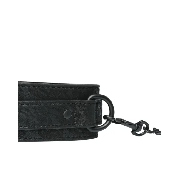Midnight Lace Cuffs Black