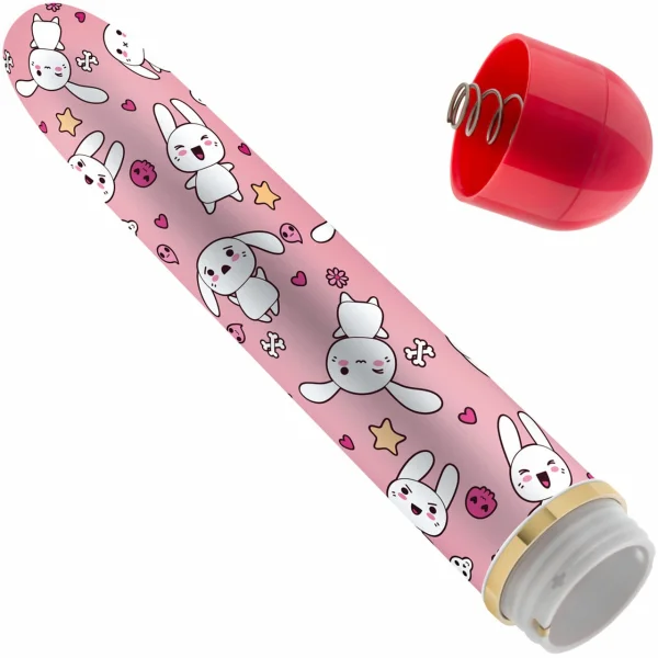 The Collection Sweet Bunny Classic Slim Vibrator By Blush Novelties - Red — image 4 of 7
