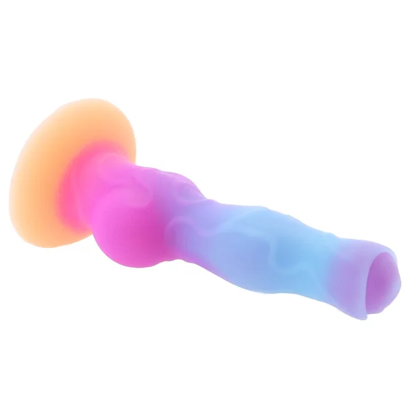 Space Cock Glow-in-The-Dark Alien 8.5" Silicone Suction Cup Dildo By Creature Cocks