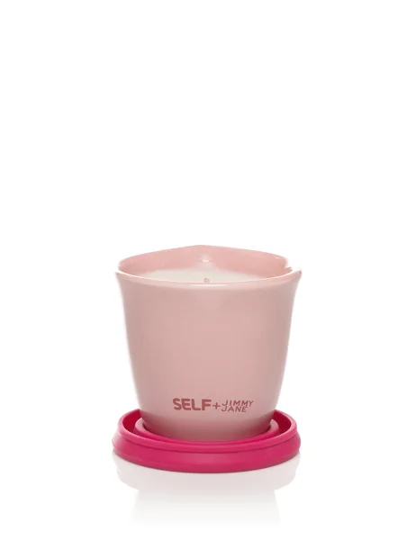 SELF + JimmyJane Massage Oil Candle - Tahitian Moss