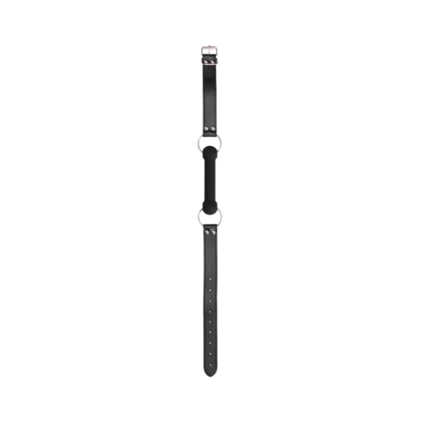 Ouch! Silicone Bit Gag with Adjustable Bonded Leather Straps