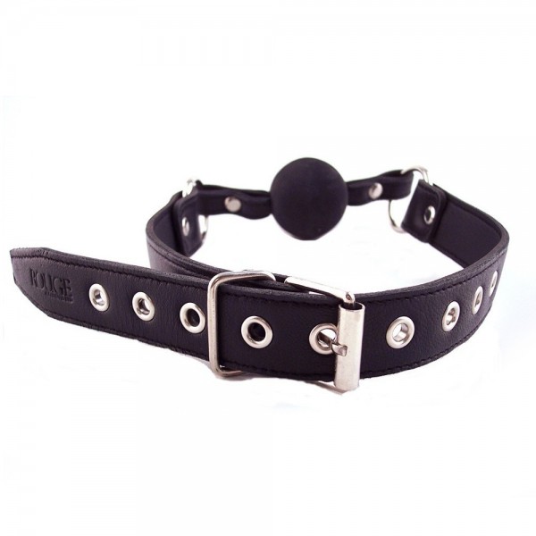 Harmony Black Leather Ball Gag