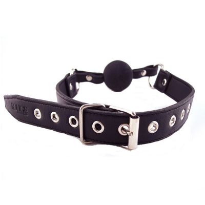 Harmony Black Leather Ball Gag