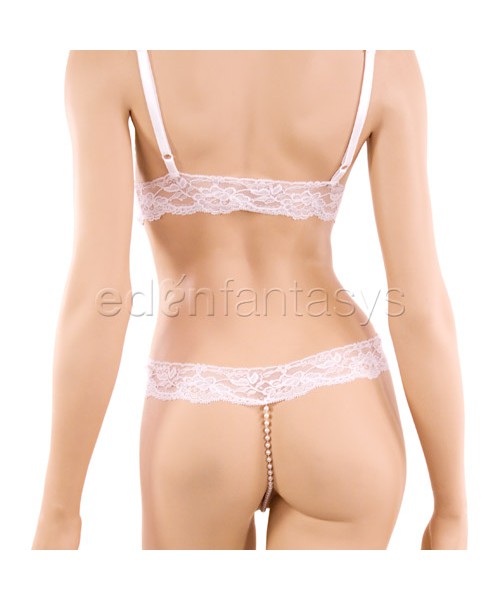 Pearl bra and g-string