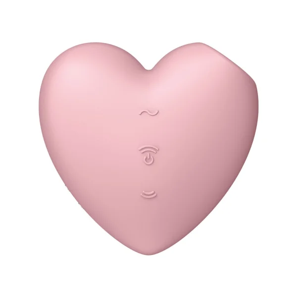 Satisfyer Cutie Heart Air Pulse Stimulator with Vibration