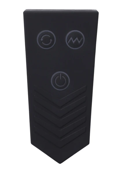 Fort Troff Uncut Thruster Rechargeable Silicone Mini Fuck Machine Dildo With Balls & Remote - Caramel