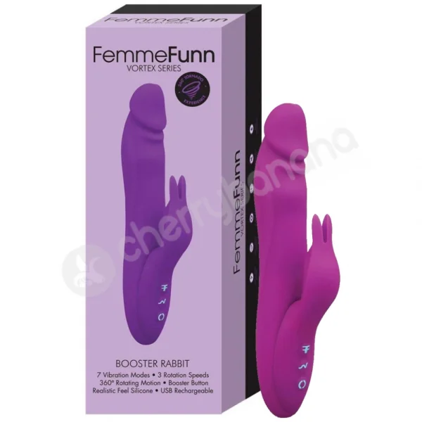 Femme Fun Purple Booster Powerful Rabbit Vibrator