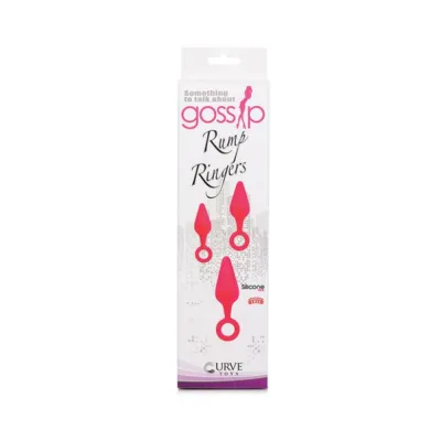 Gossip Rump Ringers Silicone Set Of 3 Magenta