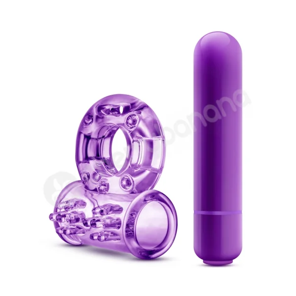 Play With Me Purple Couples Play Vibrating Cock Ring