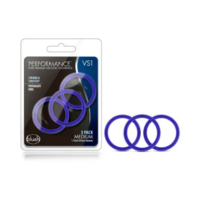 Cock Rings Performance Vs1 Pure Premium Silicone Cockrings Medium