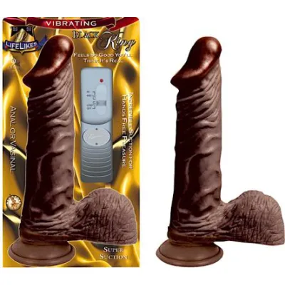 Vibrating Dildos Lifelikes Vibrating King 9in
