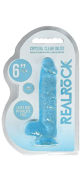 6" Realistic Cock + Balls