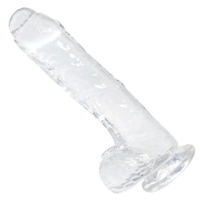 8 5 Uncut Suction Cup Dildo With Balls