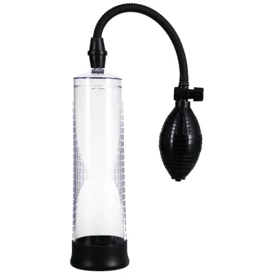 Rock Solid Classic Penis Pump Black clear