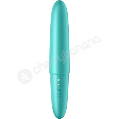 Satisfyer Ultra Power Bullet 6 Teal Mini 12 Function Clit Vibrator