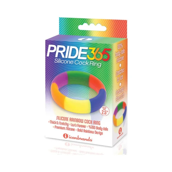 The 9's Pride 365 Rainbow Cock Ring — image 5 of 5