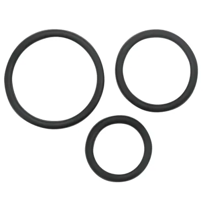 Trio Silicone Cock Ring Set Erection Stacking Kit