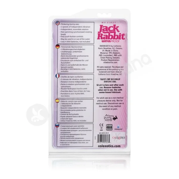 Pink Advanced Waterproof Jack Rabbit Vibrator
